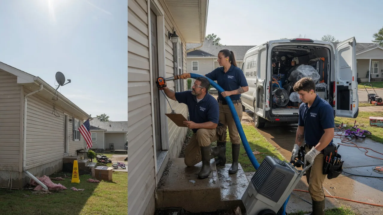 Ceiling Water Damage Restoration in Fairborn, OH near me